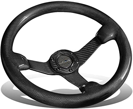 NRG ST-036FC Forged Carbon Fiber Deep Dish Steering Wheel - eliteracefab.com