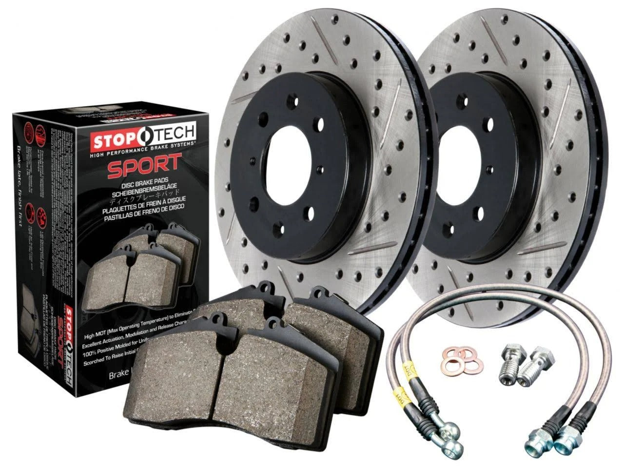 StopTech SPORT AXLE PACK, DRILLED & SLOTTED, 4 WHEEL, 978.40029 - eliteracefab.com