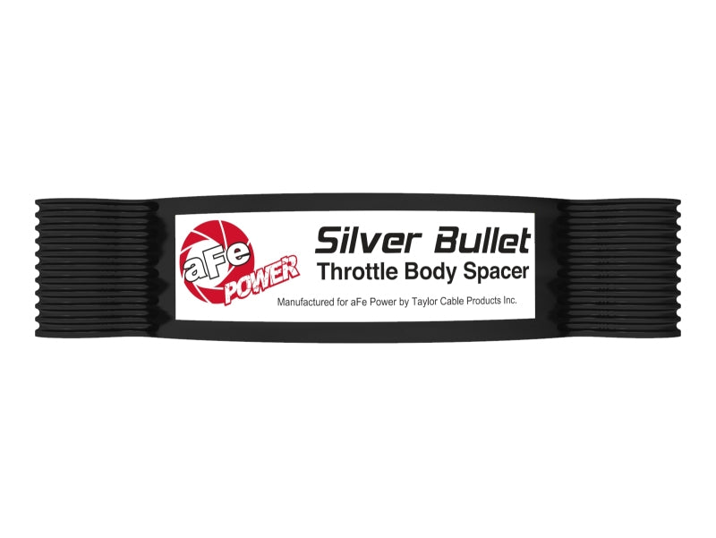 aFe 2020 Vette C8 Silver Bullet Aluminum Throttle Body Spacer / Works With aFe Intake Only - Black - eliteracefab.com