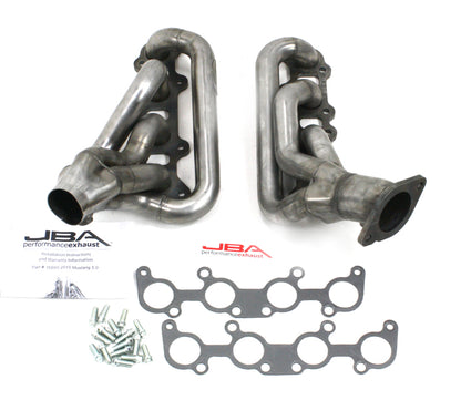 JBA 1689S | 15-20 FORD MUSTANG 5.0L COYOTE 1-3/4IN PRIMARY RAW 409SS CAT4WARD HEADER; 2015-2020 - eliteracefab.com