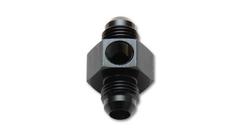 Vibrant -4AN Male Union Adapter Fitting w/ 1/8in NPT Port.