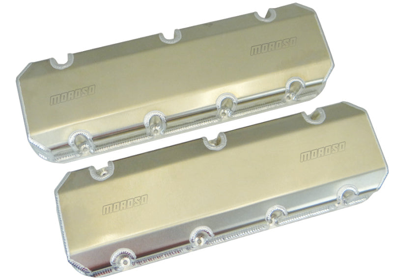 Moroso Brodix SR20/Dart Pro1 Valve Cover - 3in - Exhaust & Intake Pockets - Aluminum - Pair