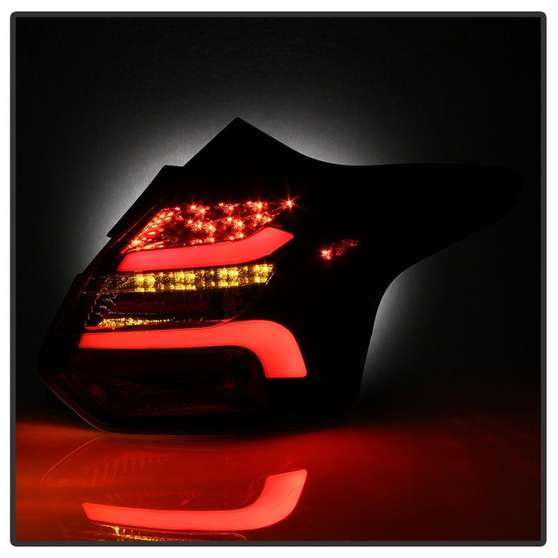 Spyder 12-14 Ford Focus 5DR LED Tail Lights - Black (ALT-YD-FF12-LED-BK) - eliteracefab.com