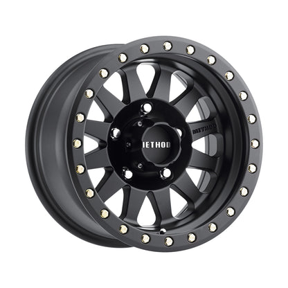 Method MR304 Double Standard 17x8.5 0mm Offset 5x150 116.5mm CB Matte Black Wheel - eliteracefab.com