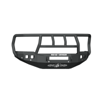 Load image into Gallery viewer, Road Armor 19-20 Ram 2500 Stealth Front Bumper w/Titan II Guard/6 Sensor Holes - Tex Blk - eliteracefab.com