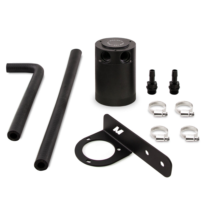 Mishimoto 2016+ Honda Civic 1.5L Turbo Baffled Oil Catch Can Kit - Black (PCV Side) - eliteracefab.com