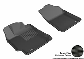 3D MAXpider 2015-2017 Toyota Camry Kagu 1st Row Floormat - Black - eliteracefab.com