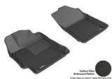 3D MAXpider 2015-2017 Toyota Camry Kagu 1st Row Floormat - Black