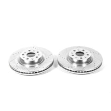 Load image into Gallery viewer, Power Stop 16-19 Cadillac CT6 Front Evolution Drilled &amp; Slotted Rotors - Pair - eliteracefab.com