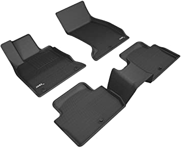 3D MAXpider 2018-2020 Kia Stinger Awd Kagu 1st Row Floormat - Black - eliteracefab.com