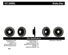 Load image into Gallery viewer, StopTech 06 BMW 330 / 07-09 BMW 335 Slotted &amp; Drilled Left Rear Rotor - eliteracefab.com