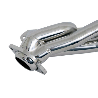 BBK 87-95 Ford F150 Truck 5.0 302 Shorty Unequal Length Exhaust Headers - 1-5/8 Silver Ceramic BBK