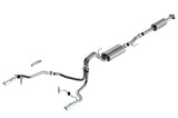 Borla F-150 2021 5.0L 4dr CC SB EC STB Lariat/KR/Platinum/LTD 3/2.25 SRE Cat-Back Touring CHR Tips