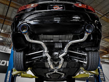 Load image into Gallery viewer, aFe Takeda 2.5in 304 SS Cat-Back Exhaust System w/ Blue Flame Tips 16-18 Infiniti Q50 V6-3.0L (tt) - eliteracefab.com