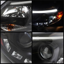 Load image into Gallery viewer, Spyder Ford Focus 12-14 Projector Headlights Halogen Model Only - DRL Black PRO-YD-FF12-DRL-BK - eliteracefab.com