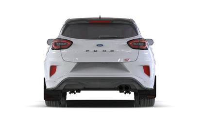 Rally Armor 20-22 Ford Puma ST Black Mud Flap w/ Blue Logo - eliteracefab.com