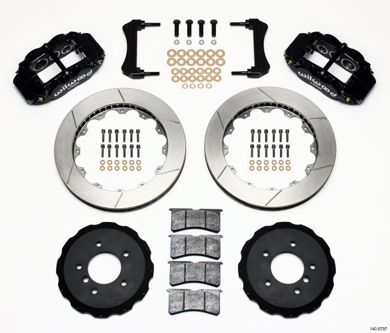 Wilwood Narrow Superlite 6R Front Hat Kit 13.06in E36 BMW M3 - eliteracefab.com
