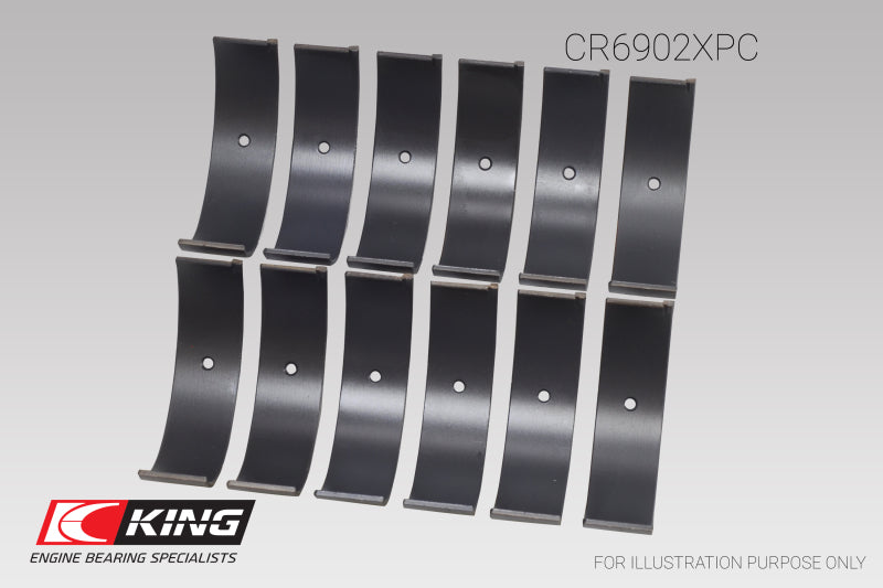 King Nissan VQ35HR/VQ37VHR/VR30DTT (Size +.026) pMaxKote Rod Bearing Set King Engine Bearings