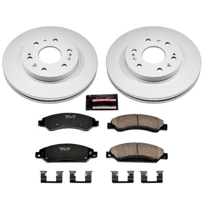 Power Stop 07-08 Cadillac Escalade Front Z17 Evolution Geomet Coated Brake Kit - eliteracefab.com