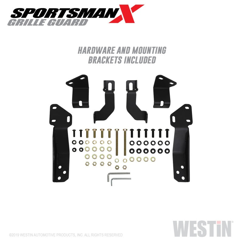 Westin 2020 Chevy Silverado 2500/3500 Sportsman X Grille Guard - Textured Black Westin