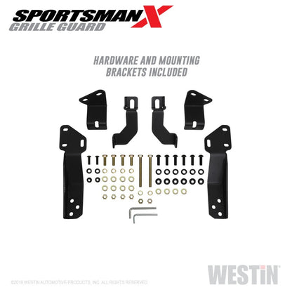 Westin 2020 Chevy Silverado 2500/3500 Sportsman X Grille Guard - Textured Black Westin