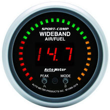 Load image into Gallery viewer, Autometer Sport-Comp 52mm Wideband Air/Fuel Gauge.