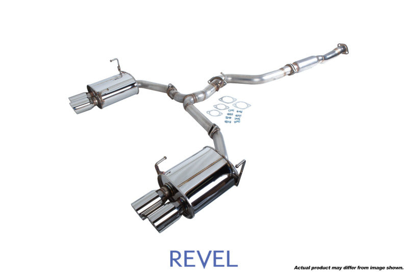 Revel Medallion Touring-S Catback Exhaust - Dual Muffler/ Quad Tip 15-17 Subaru Impreza WRX / Sti - eliteracefab.com