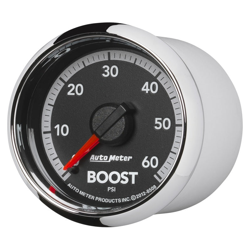 AutoMeter GAUGE; BOOST; 2 1/16in.; 60PSI; MECHANICAL; RAM GEN 4 FACTORY MATCH Ram - eliteracefab.com