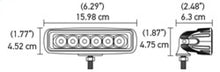 Load image into Gallery viewer, Hella Value Fit Mini 6in LED Light Bar - Flood Beam Pedestal - eliteracefab.com