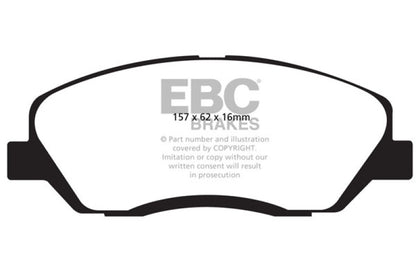 EBC GreenStuff Front Brake Pads - DP61783 EBC