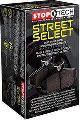 STOPTECH 08-15 MITSUBISHI EVO X STREET SELECT FRONT BRAKE PADS, 305.10010 - eliteracefab.com