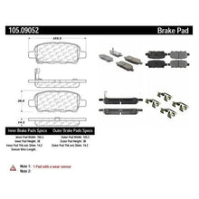 Load image into Gallery viewer, POSIQUIET 10-16 NISSAN 370Z W/ STD BRAKES / 14-15 INFINITI Q50 REAR CERAMIC BRAKE PADS, 105.09052 - eliteracefab.com