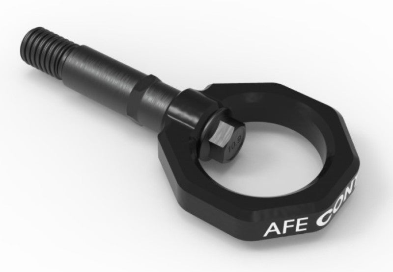 aFe Control Rear Tow Hook Black 20-21 Toyota GR Supra (A90) - eliteracefab.com