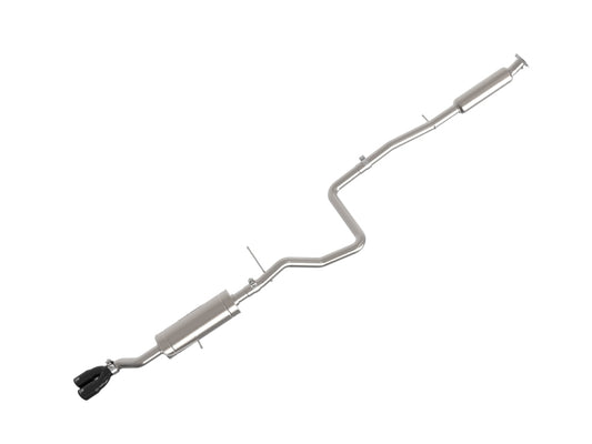 aFe Takeda Series 2 1/2in 304 SS Cat-Back 14-19 Ford Fiesta L4-1.6L w/Black Tip aFe
