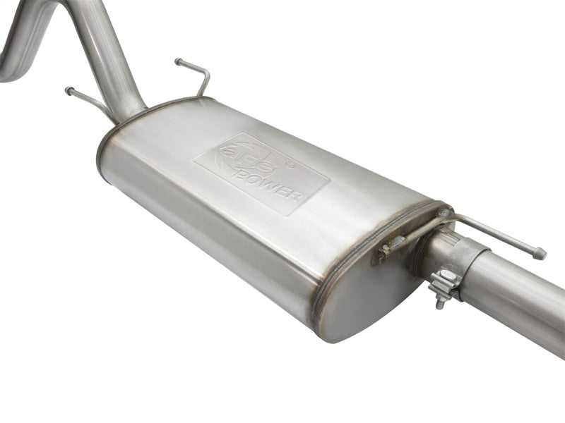 aFe MACHForce XP Cat-Back SS Exhaust w/ Polished Tips 16 Toyota Tacoma V6-3.5L - eliteracefab.com