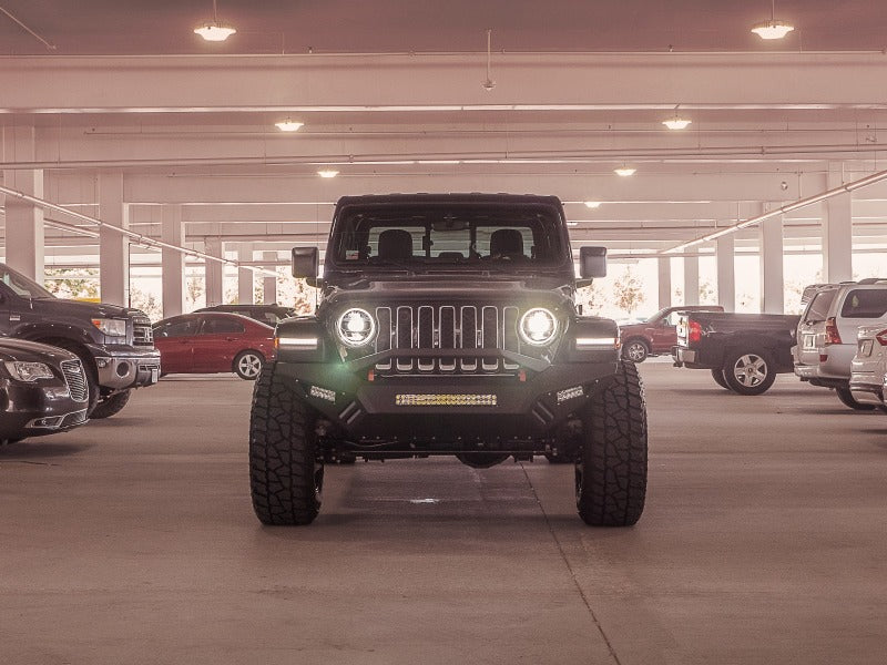 Road Armor 18-20 Jeep Wrangler JL SPARTAN Front Bumper - Tex Blk - eliteracefab.com