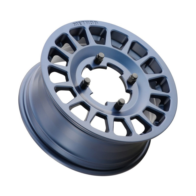 Method MR407 15x6 5+1/+51mm Offset 4x156 120mm CB Bahia Blue Wheel