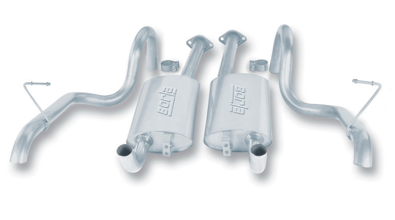 Borla 87-93 Ford Mustang GT 5.0L 8cyl SS Catback Exhaust - eliteracefab.com