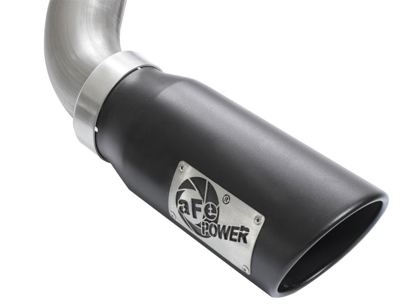 aFe MACHForce XP Exhausts Cat-Back Black Tip 09-17 GM Silverado 1500 4.3/5.3L RegCab SB/LB aFe