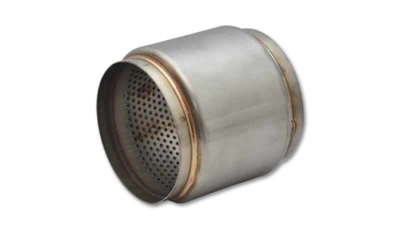 Vibrant SS Race Muffler 4.5in inlet/outlet x 5in long Vibrant