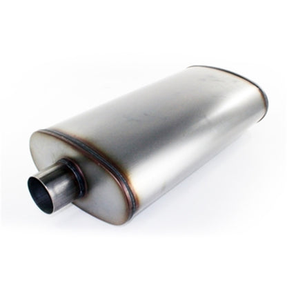 aFe MACHForce XP Exhausts Mufflers SS-409 EXH Muffler 3In/Out 5x11 Body Brushed aFe