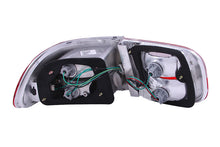 Load image into Gallery viewer, ANZO USA Honda Civic 2/4dr Taillights Red/Clear; 1992-1995 - eliteracefab.com