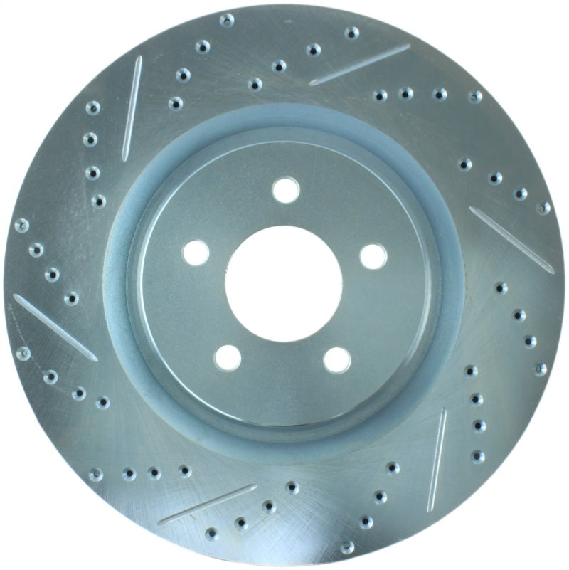 StopTech Select Sport 07-10 Ford Shelby Slotted and Drilled Right Rotor - eliteracefab.com