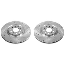 Load image into Gallery viewer, Power Stop 15-17 Chrysler 200 Front Evolution Drilled &amp; Slotted Rotors - Pair - eliteracefab.com