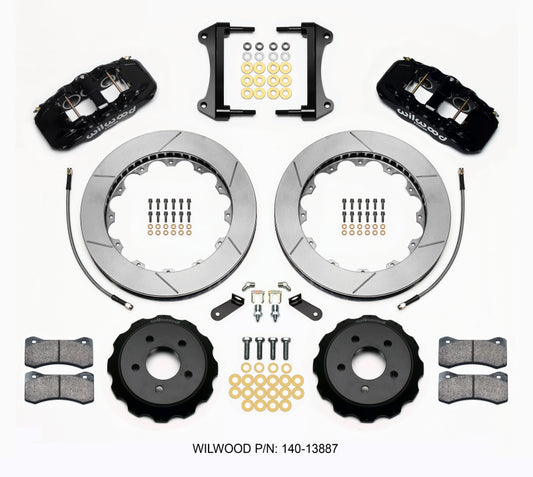 Wilwood AERO6 Front Hat Kit 15.00 2015-Up Mustang w/Lines Wilwood