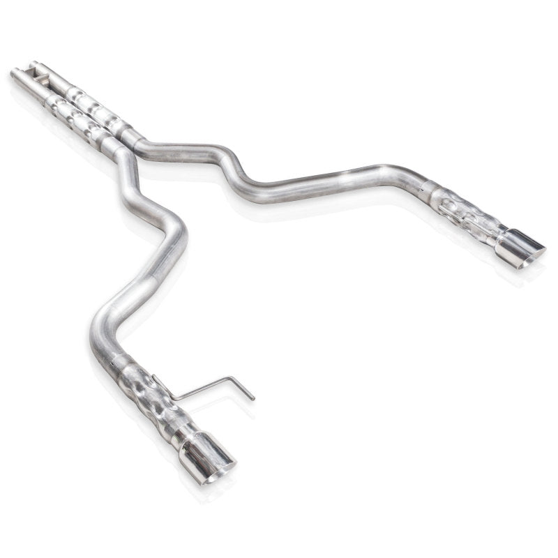 Stainless Works 2015-16 Mustang GT 3in Catback H-Pipe Retro Chambered Mufflers 2-1/2in Cores Stainless Works