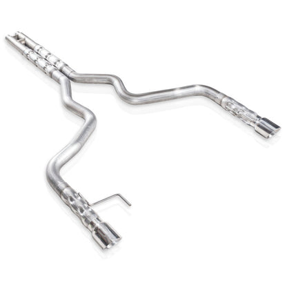 Stainless Works 2015-16 Mustang GT 3in Catback H-Pipe Retro Chambered Mufflers 2-1/2in Cores Stainless Works