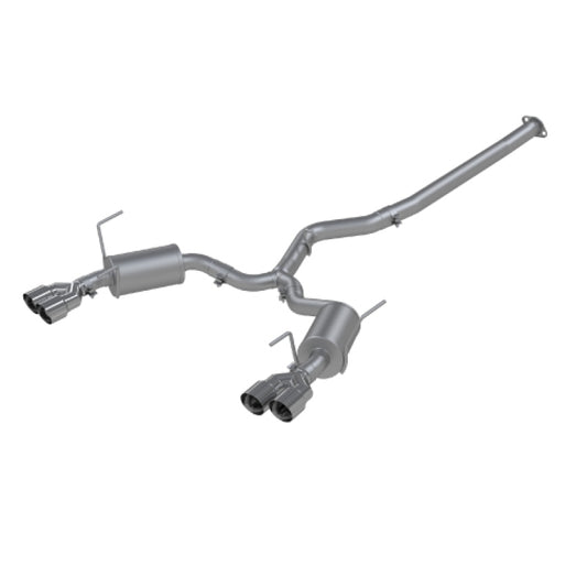 MBRP 15-19 Subaru WRX 2.0L/STI 2.5L 3in Dual Split Rear Exit w/ 3.5" Tips - T304 (Street Version) - eliteracefab.com