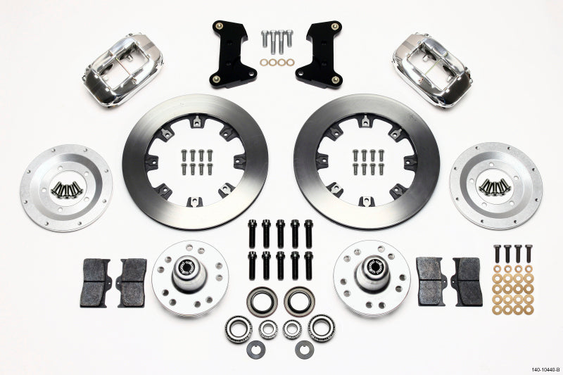 Wilwood Forged Dynalite Front Kit 12.19in Polished 74-80 Pinto/Mustang II Disc Spindle only Wilwood