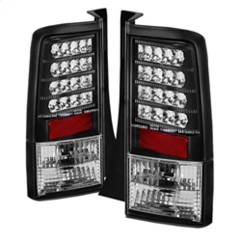 Spyder Scion XB 03-07 Version 2 LED Tail Lights Black ALT-YD-TSXB03-LED-V2-BK - eliteracefab.com